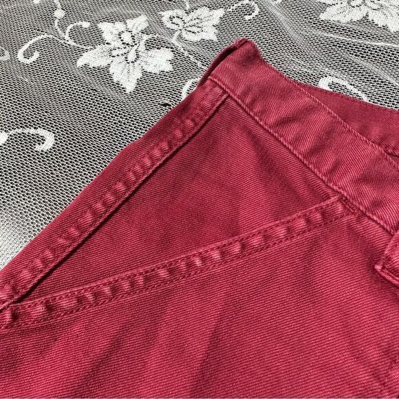 Ba&sh CSALLY - Red Slim-fit cotton jeans Sz 24 - Picture 9 of 16